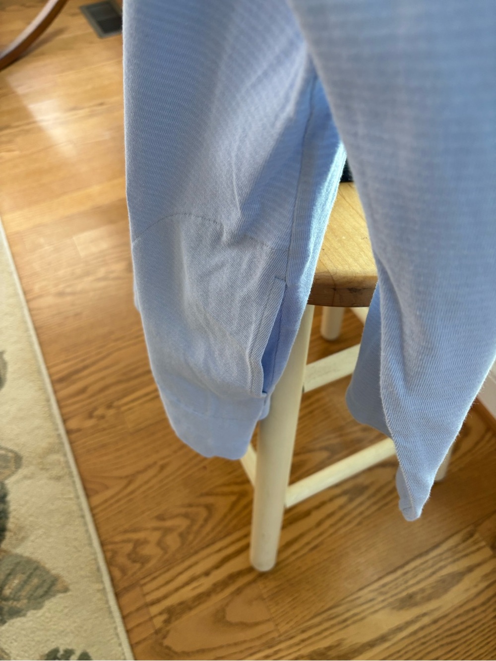 J. Jill Pale Blue Ribbed Knit Top - Picture 4 of 6